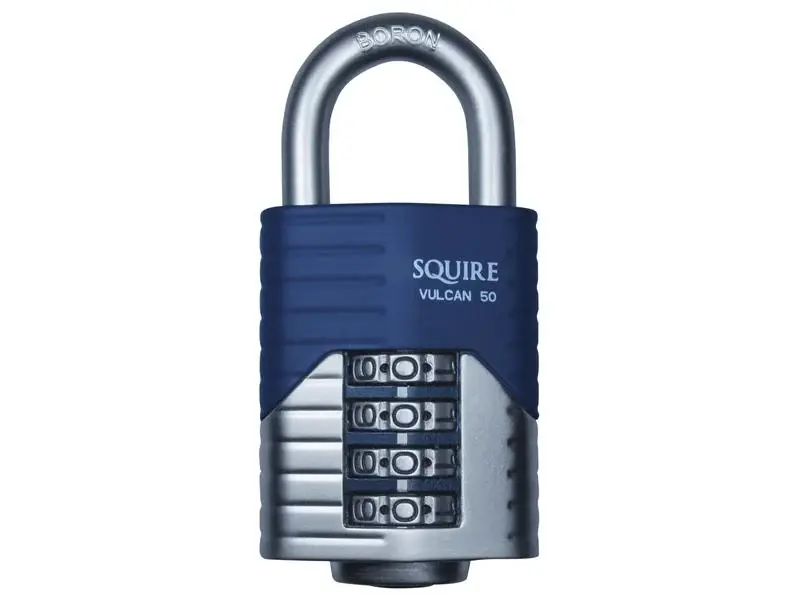 Henry Squire Vulcan Open Boron Shackle Combination Padlock 40Mm