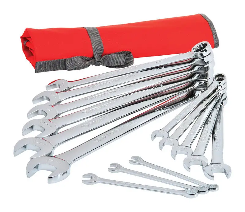Crescent 12 Point SAE Combination Wrench Set 19.3 Inch L 14 Piece