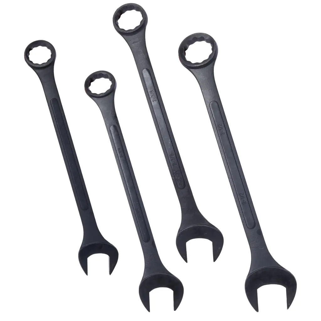 Sae Jumbo Combination Wrench Set Extra Large 4 Piece Storage Bag g-h