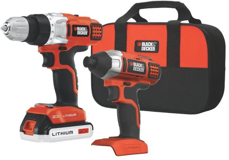 Black & Decker BDCD220IA-1 Drill Driver & Impact Driver Combo Kit 20 Volt