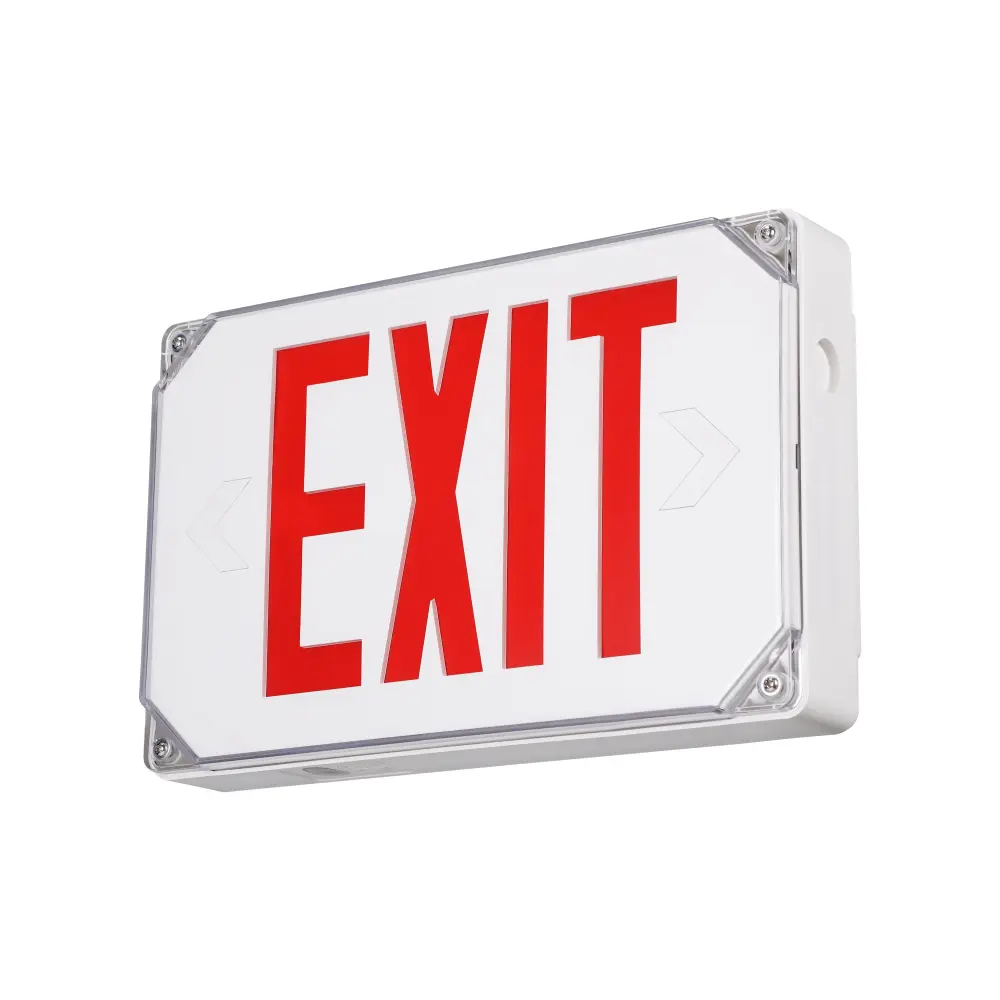 LitEgress Weatherproof Exit Sign - Ruby Letters 5-Year Warranty