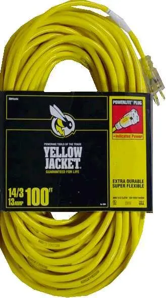 Yellow Jacket 2888 15 Amp 100-Foot Commercial Extension Cord