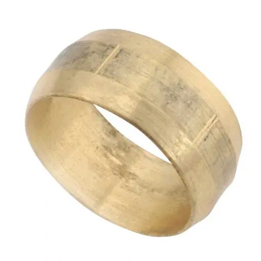 Anderson Metals 3/8 . Low Lead Brass Compression Sleeve 50-Pack