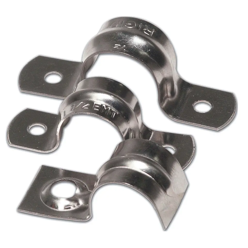 Thomas & Betts 1-1/2-Inch 1-Hole Electrical Metallic Tubing Strap Secure Mounting Thomas u0026 Betts