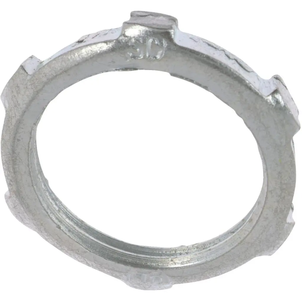 Halex 2- Rigid & IMC Steel Reversible Conduit Locknut 2-Pack