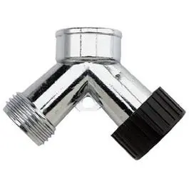 Zinc 2-Way Y Connector Efficient Plumbing Systems Green Thumb