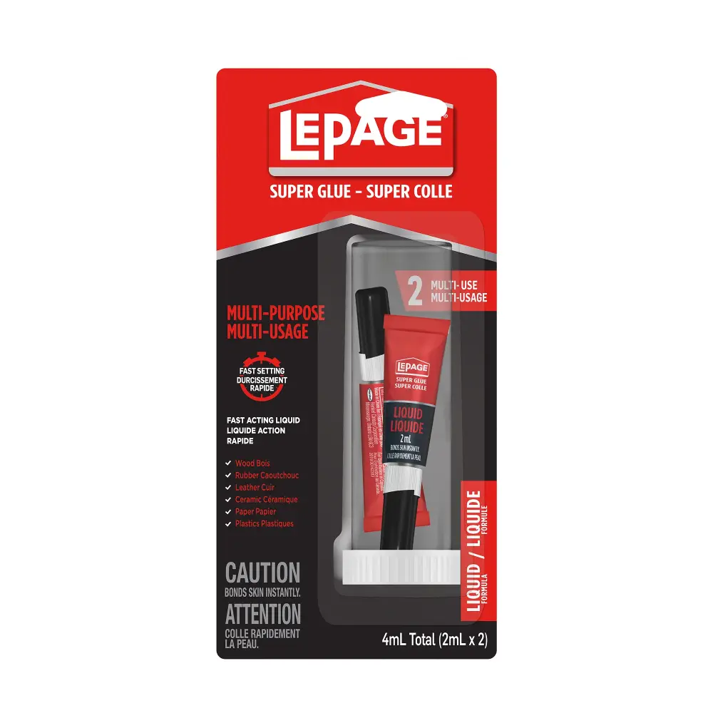 2-Pack Multi-Purpose Super Glue, 4 ml