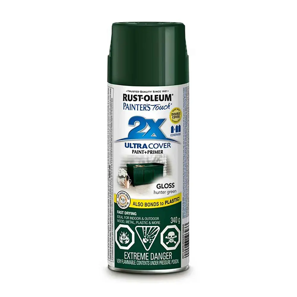 Painter's Touch High Spray Paint Gloss Hunter Forest, 340 g