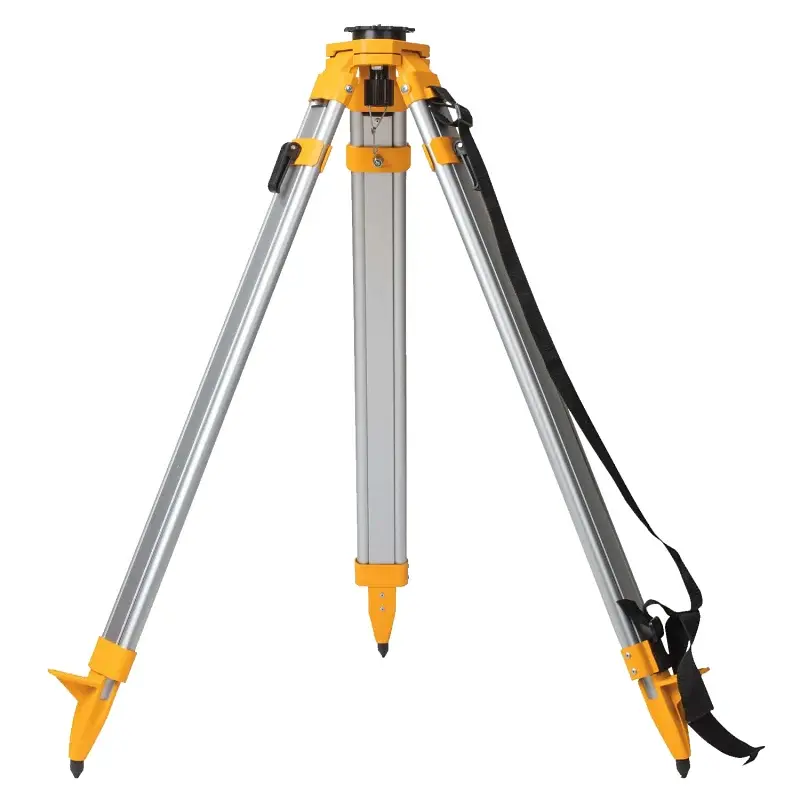 DEWALT DW0737 Construction Tripod, 38 Min H, 60 Max H, 5/8 x 11 Mounting, Aluminium