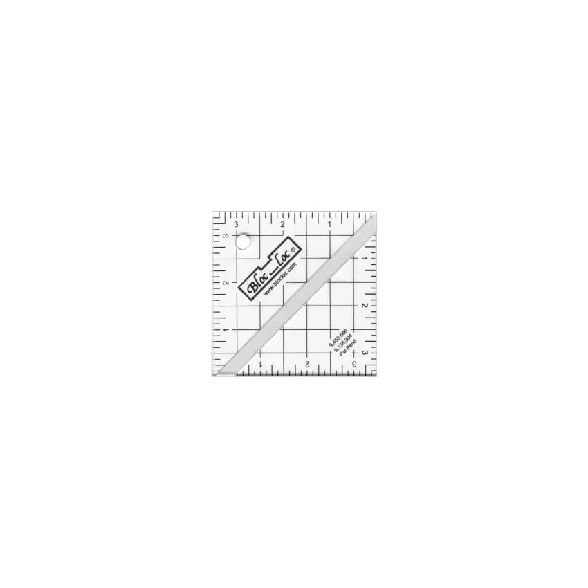 Bloc Loc BLLHST-3.5 Half-Square Triangle Ruler Fractional Readout