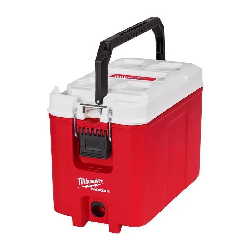 Milwaukee Packout Red 16 Quart Cooler Jobsite or Outdoor Use