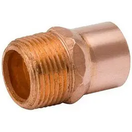 3/4 x 1/2-Inch Wrot Copper Adapter Pipe Fitting Plumbing Bu0026K