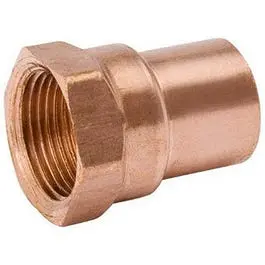Pipe Fitting Copper Female Adapter 1-1/2- Plumbing Connections Bu0026K