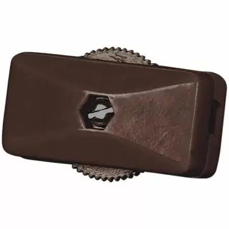 Eaton Cooper Wiring 120-Volt Feed-Through Cord Switch Brown