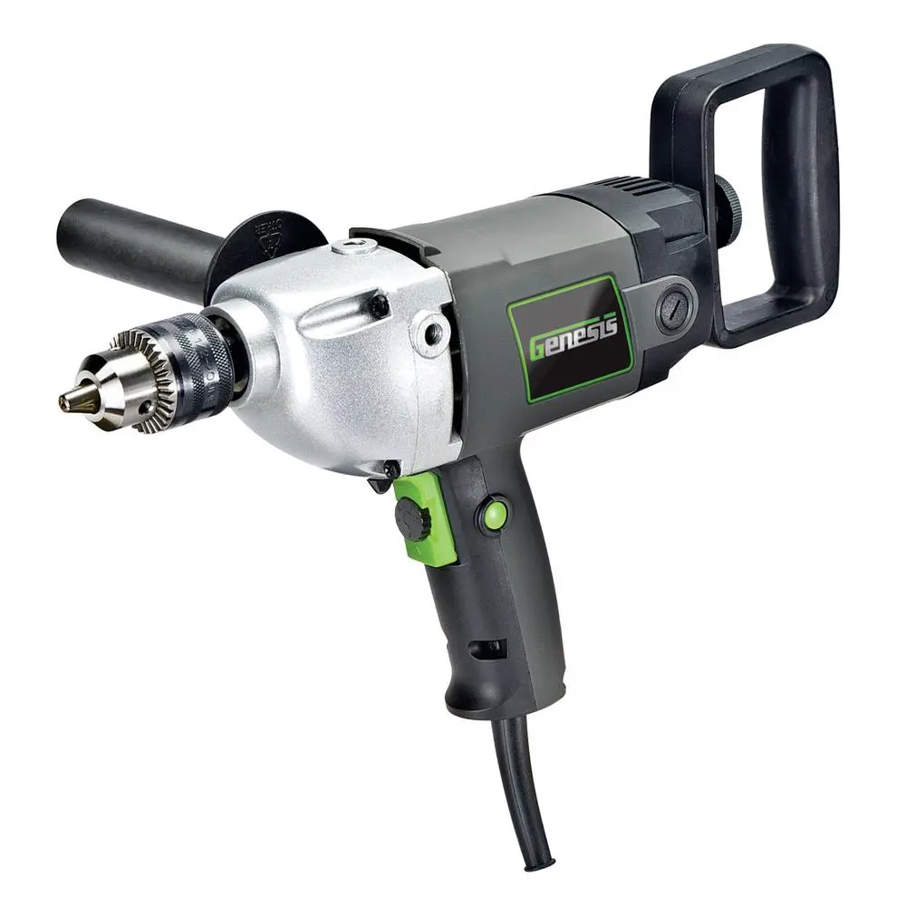 Genesis GSHD1290 120-Volt 1/2 Spade Handle Electric Drill Heavy-Duty Drilling