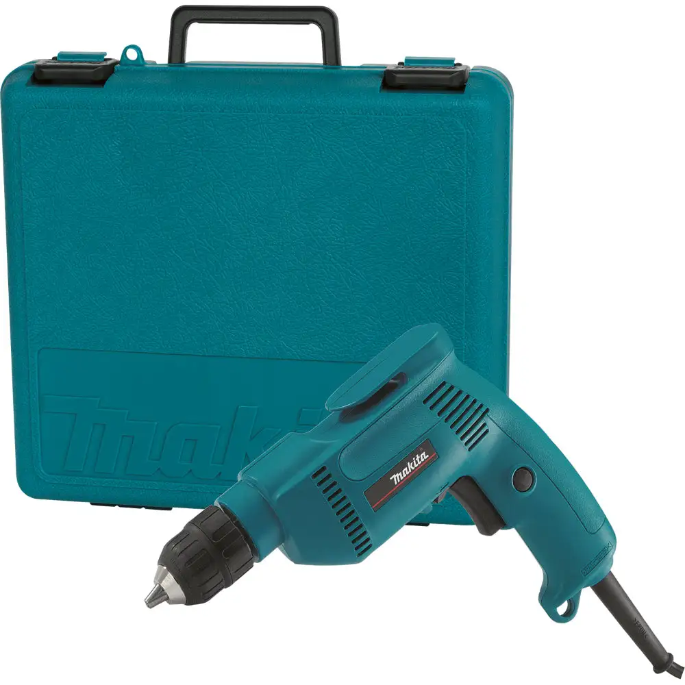 Makita 6408K Variable Speed Reversible Drill 4.9A 3/8 Inch Chuck