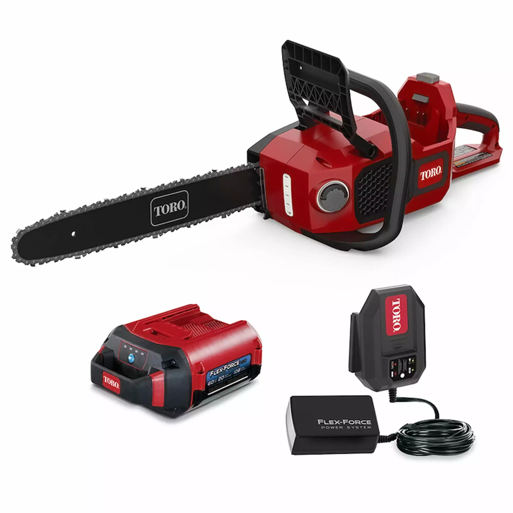 Toro Flex-Force 16 Electric Brushless Chainsaw w/2.0Ah Battery & Charger