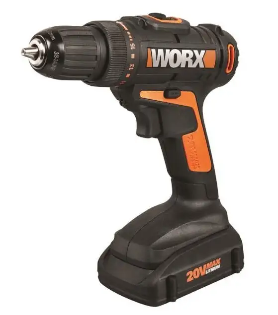 Rockwell WX169L.1 Cordless Drill/Driver - 20-Volt Lithium Ion