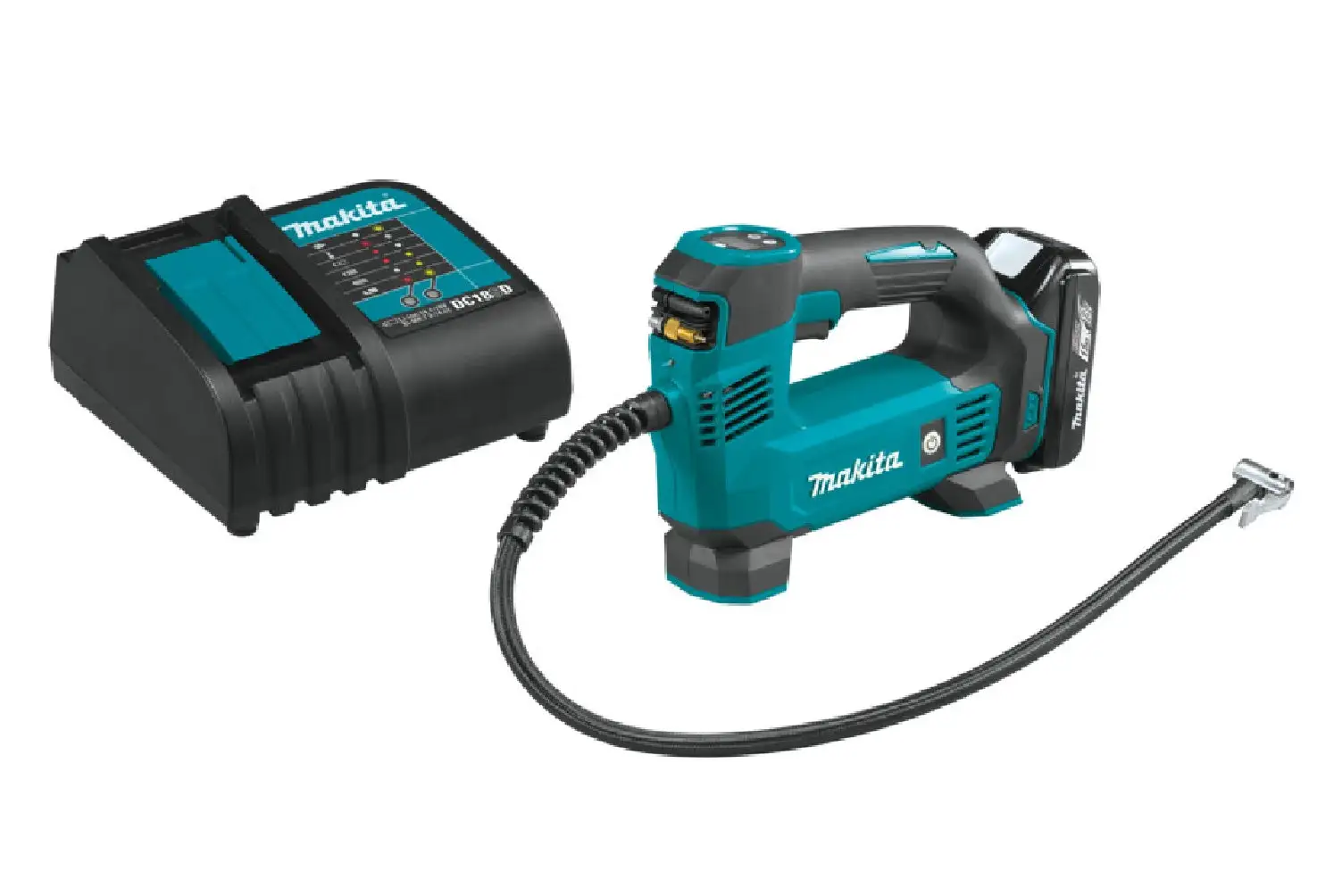 Makita DMP180SYX LXT Cordless Inflator Kit - Portable Air Pump Tires and Inflatables