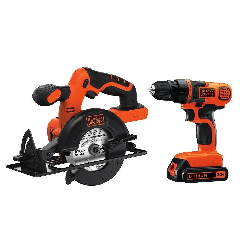 Black & Decker BD2KITCDDCS 20V MAX Drill Driver and Circular Saw Combo Kit