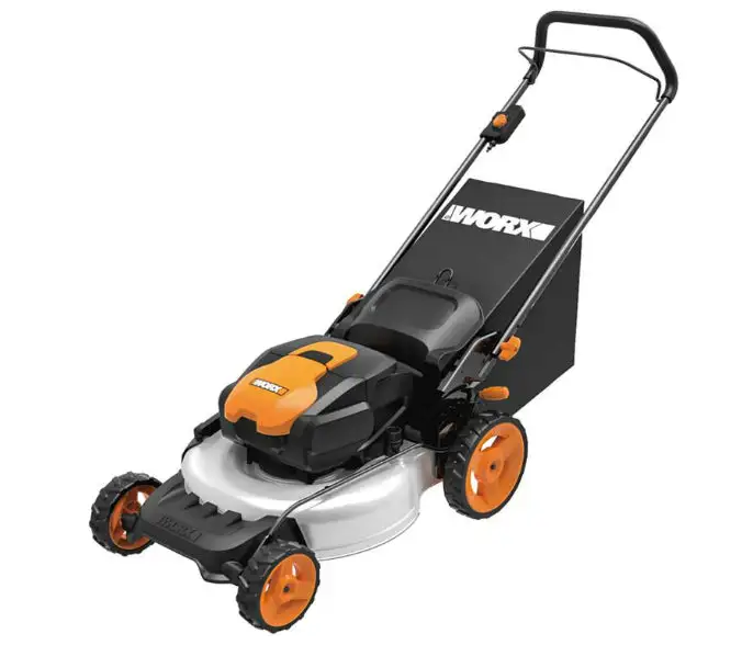 Worx WG772 Lithium-Ion 3--1 Cordless Mower IntelliCut 56V 19 Inch