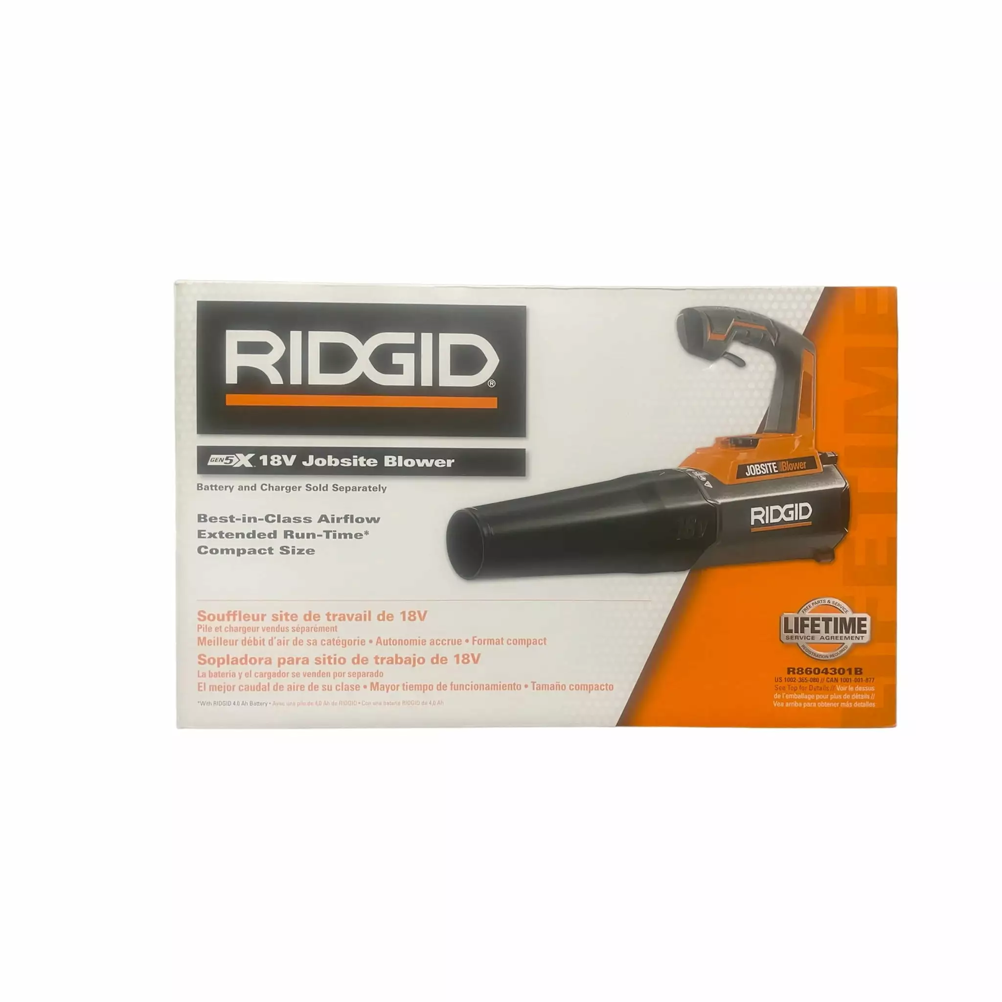RIDGID 18-Volt Cordless 105 MPH Jobsite Handheld Blower (Tool Only) unknown