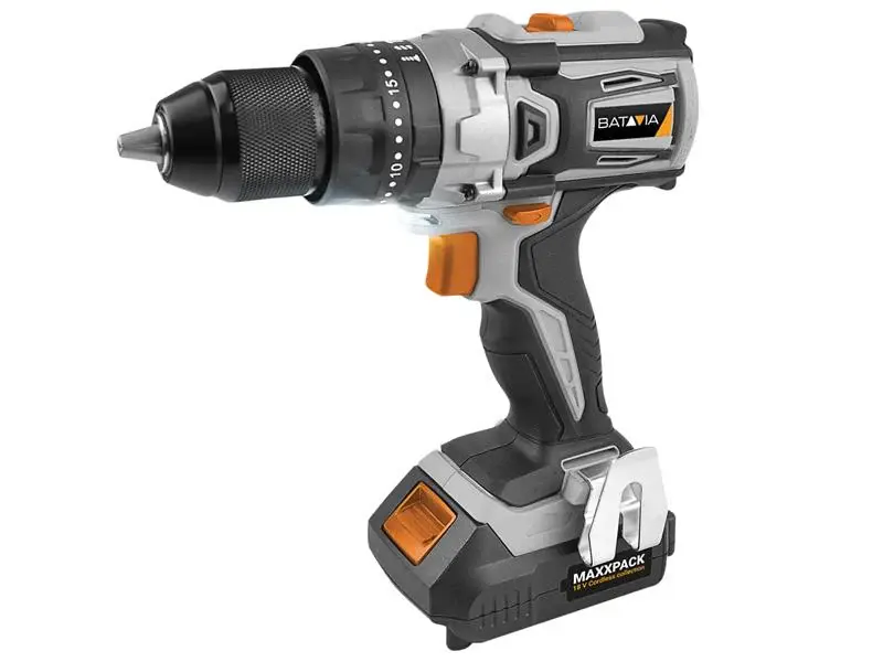 Batavia MAXXPACK Brushless Combi Drill 18V 1 x 2.0Ah Li-ion 1-Year Warranty