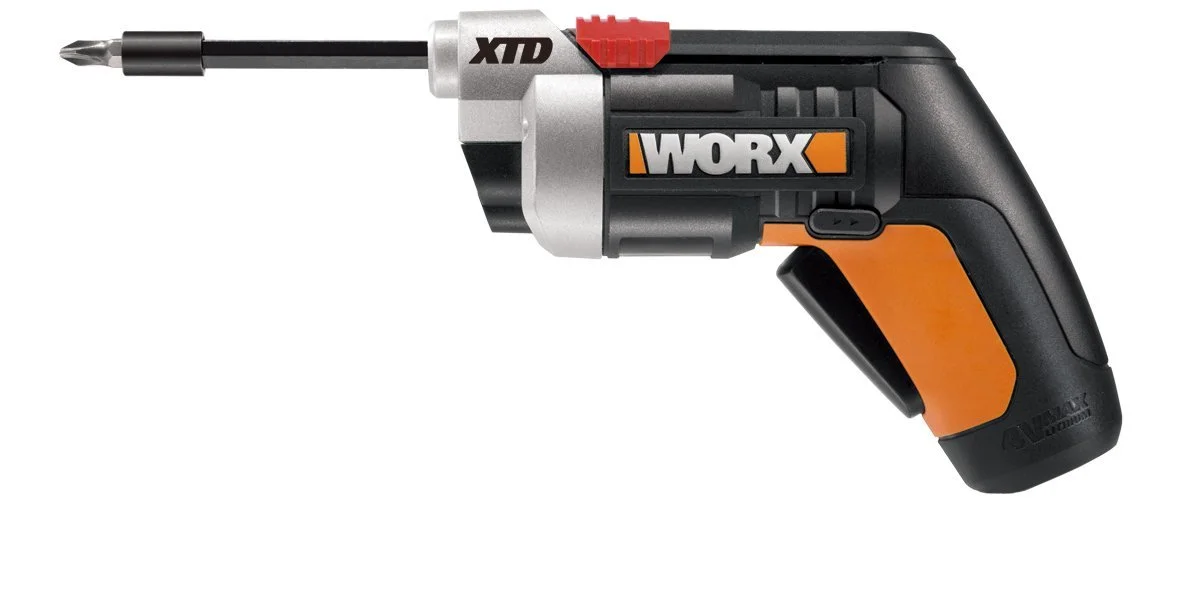 Worx WX252L 4V Cordless XTD Extended Reach Screwdriver LED Light
