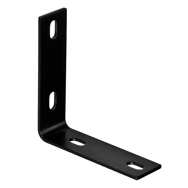 Hampton D Black Steel Inside L Corner Brace Pack 10 Furniture