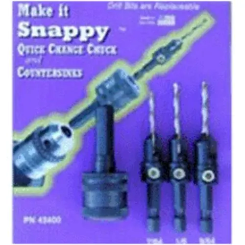 Deluxe Countersink Set Heavy Duty Hand Tools Low Price Snappy