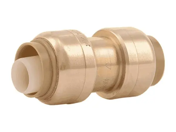 Sharkbite Brass Push Coupling 1/2 x 1/2 Quick Pipe Connections