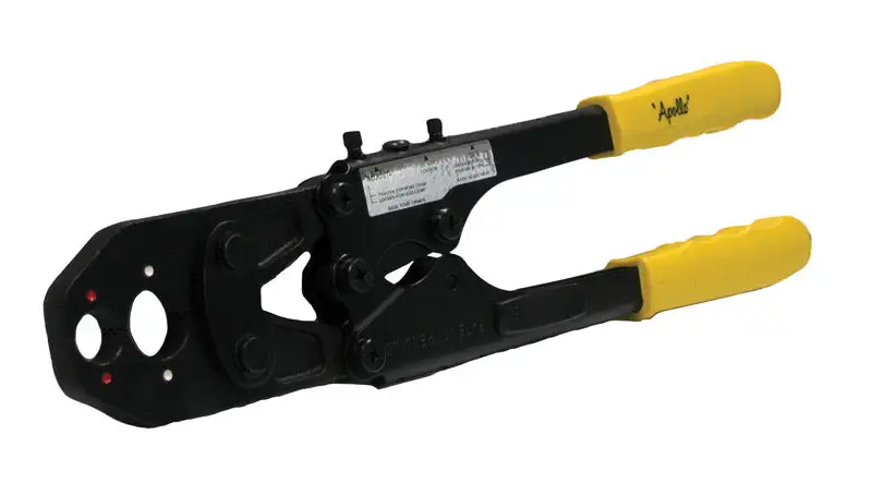 Apollo 3/4 Inch Crimping Tool Kit Black/Yellow 1 pc Plumbing Repairs