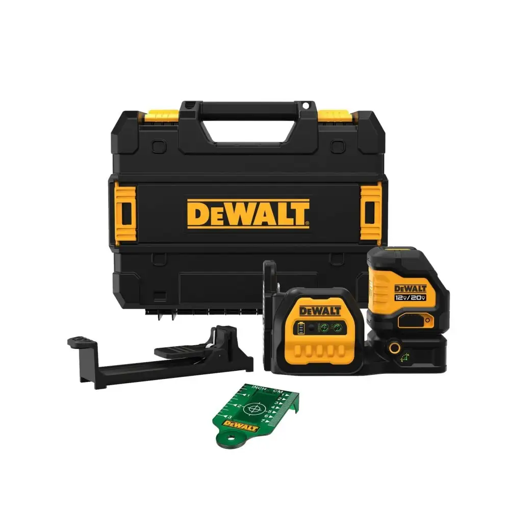DeWalt DCLE34020GB Cross Line Laser Level Self-Leveling and Bright Laser Lines Precision Work