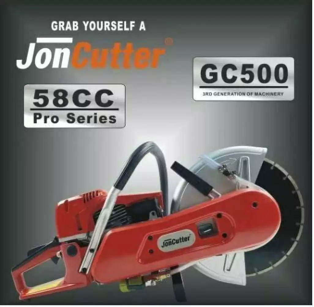 58cc JonCutter GC500 Gasoline Concrete Cut-Off Saw No Blade Wagners Farmertec