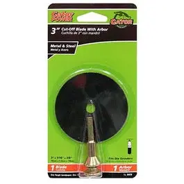 Metal Cut Off Blade B Series Adaptor 3-Inch x 1/16-Inch x 3/8-Inch Gator
