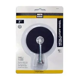 Metal Cut Off Wheel B Series Adaptor 3-Inch x 1/16-Inch 3/8-Inch Arbor Master Mechanic