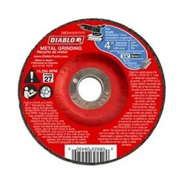 Metal Cut-Off Discs Type 27 4 x 1/4 x 5/8-Inch Angle Grinders Diablo