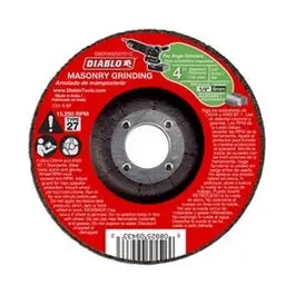Masonry Cut-Off Disc Type 27 4 x 1/4 x 5/8-Inch Diablo