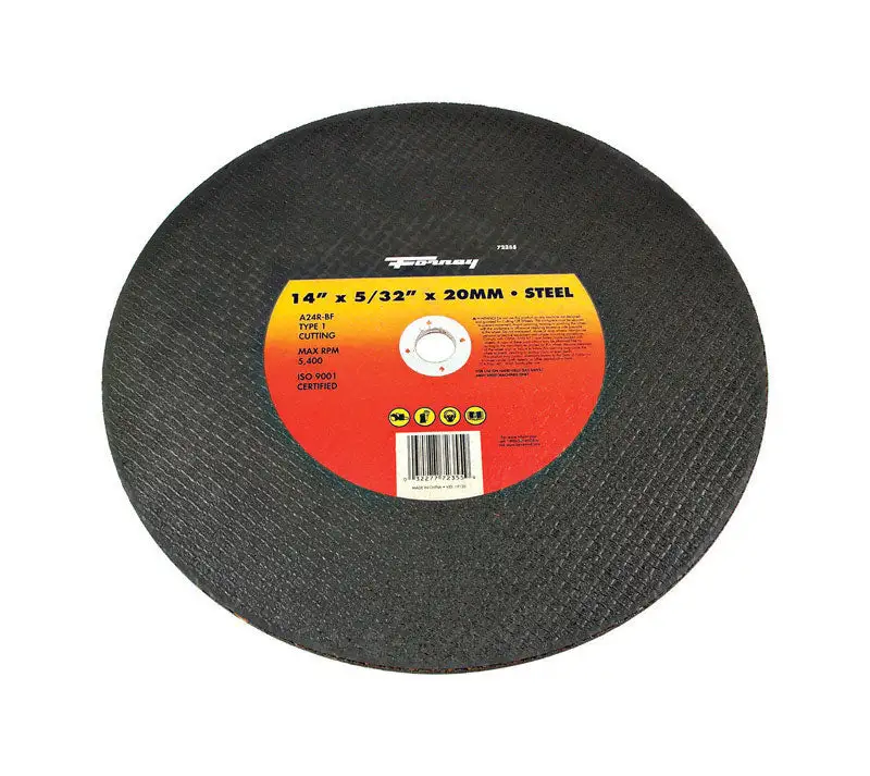 Forney 14 Inch Silicon Carbide Cut-Off Wheel - 1 Inch Thickness 1 Piece