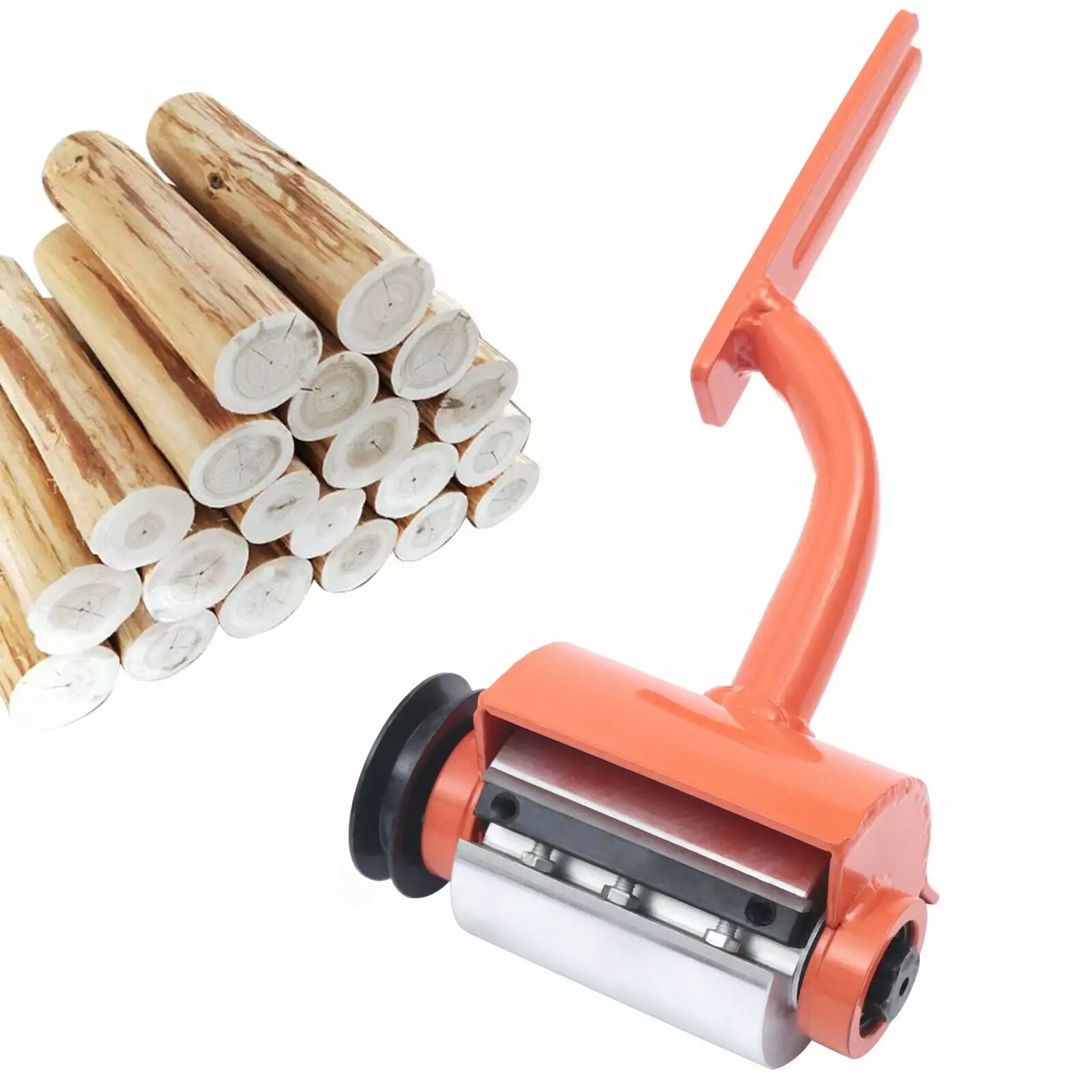 DENEST 5'' Chainsaw Debarking Attachment Log Debarker Peeler Wood Peeling Grooving Tool