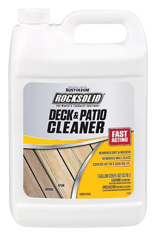 Rust-Oleum Deck and Patio Cleaner 1 Gallon Liquid Pack 4 Outdoor Surfaces