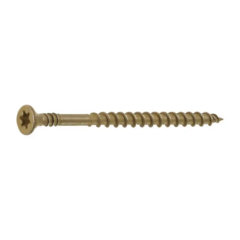 FastenMaster No. 8 Ga. X 3 Inch Gold Torx Star Head Deck Screws 1000 Pack