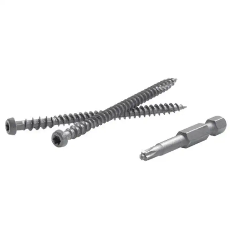 FastenMaster TrapEase No. 20 X 2-1/2 . Brown Torx Composite Deck Screws 1050 Pack