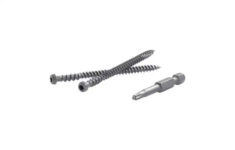 FastenMaster TrapEase No. 20 X 2-1/2 . L Saddle Torx Ttap Star Head Composite Deck Screws 350 Pack
