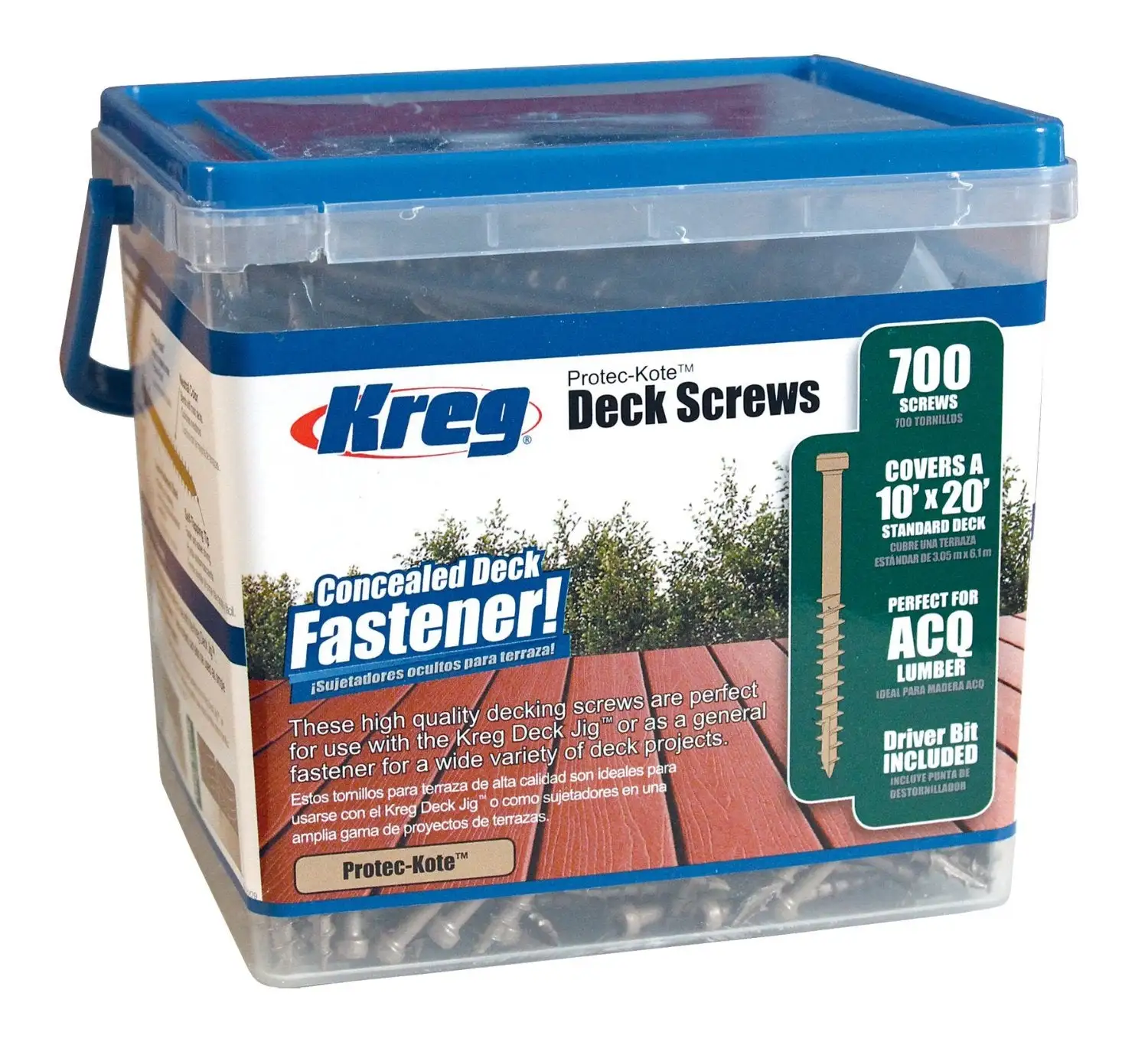 Kreg Protec-Kote Deck Screw #8 Coarse 2 Count 700 Outdoor Projects