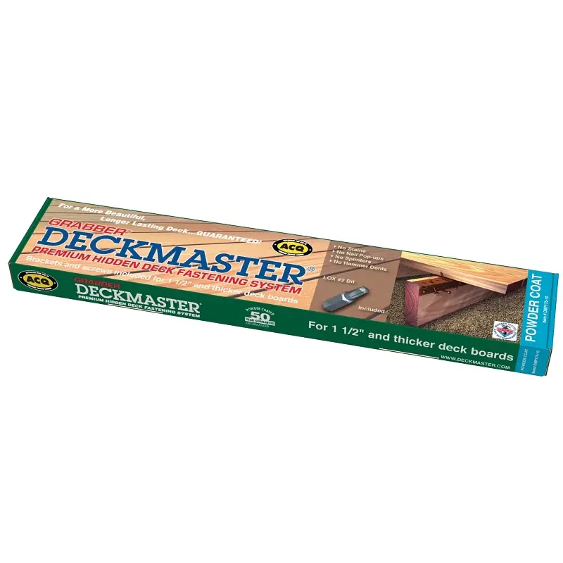 Grabber Construction Deckmaster Series DMP175-10 Hidden Bracket, : 2x Decking Grabbergard Brackets