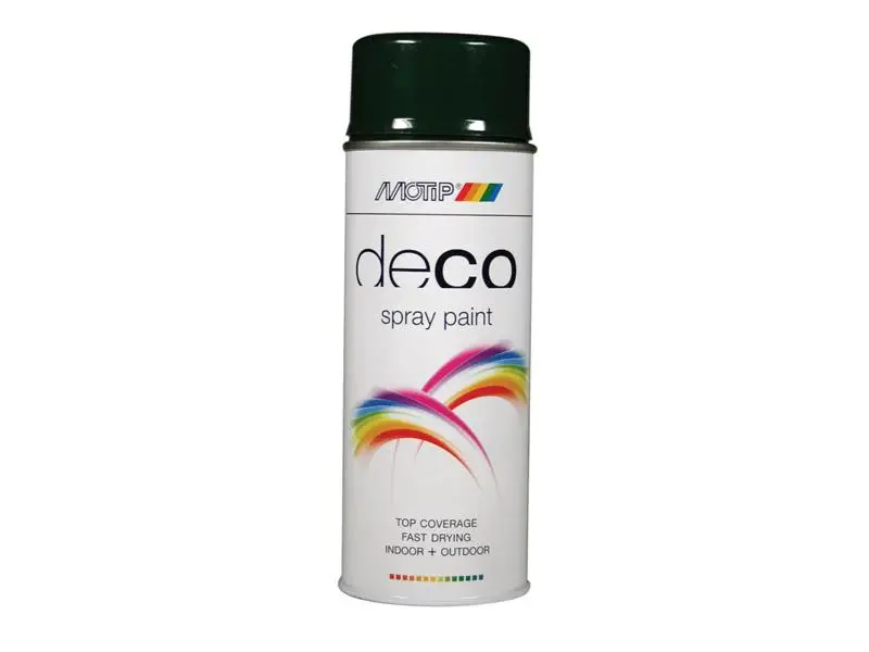 MOTIP Deco Spray Paint High Gloss RAL 6009 Fir Olive 400ml