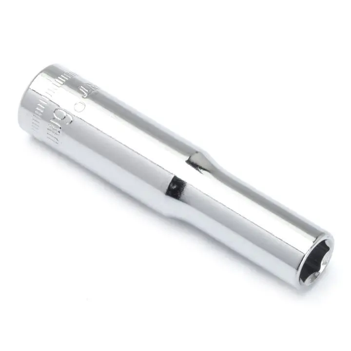 Apex Cooper Tool Crescent 1/4 Inch Drive 6 Point Deep Metric Socket 6mm Precision Work Apex Tool Group