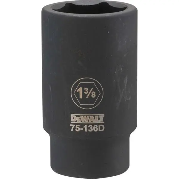 DeWalt DWMT75136OSP SAE Deep Impact Socket 3/4 Drive 1-3/8