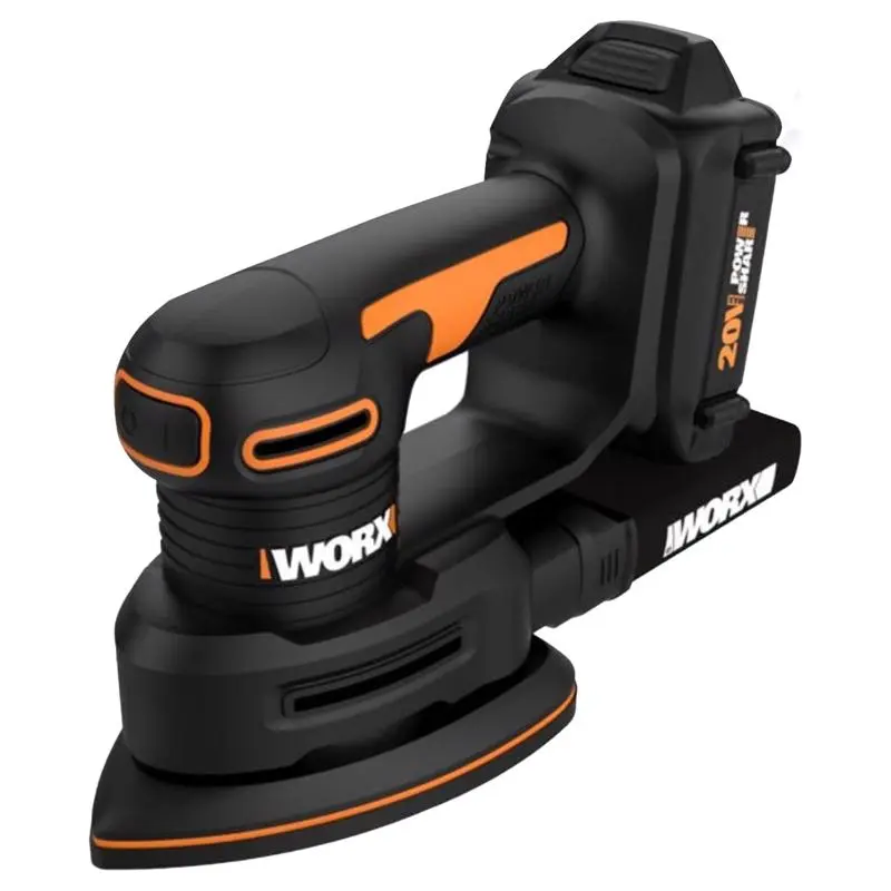 Worx 20V Cordless Detail Sander Kit Battery & Charger
